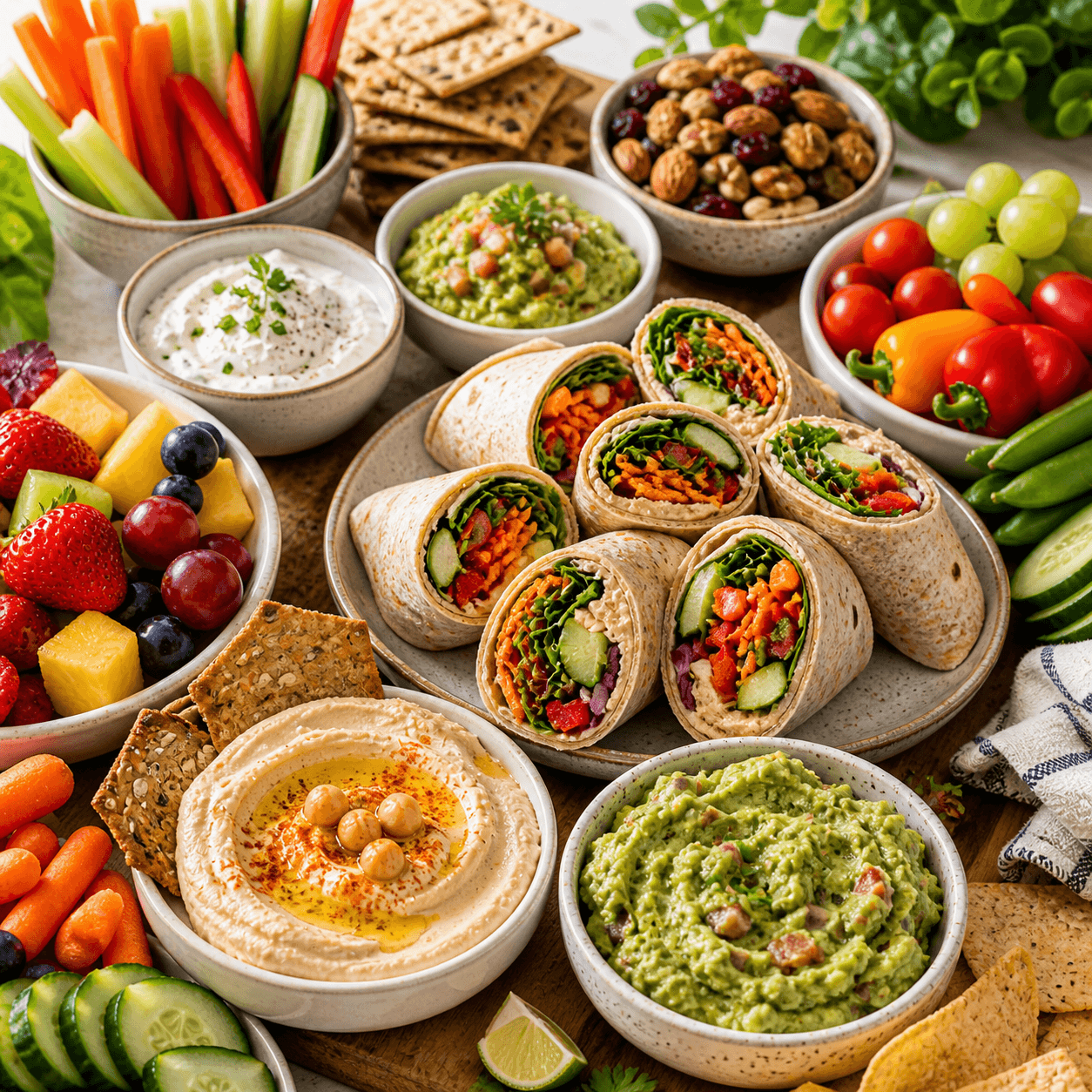 Lunch, Healthy, Snacks & Dips