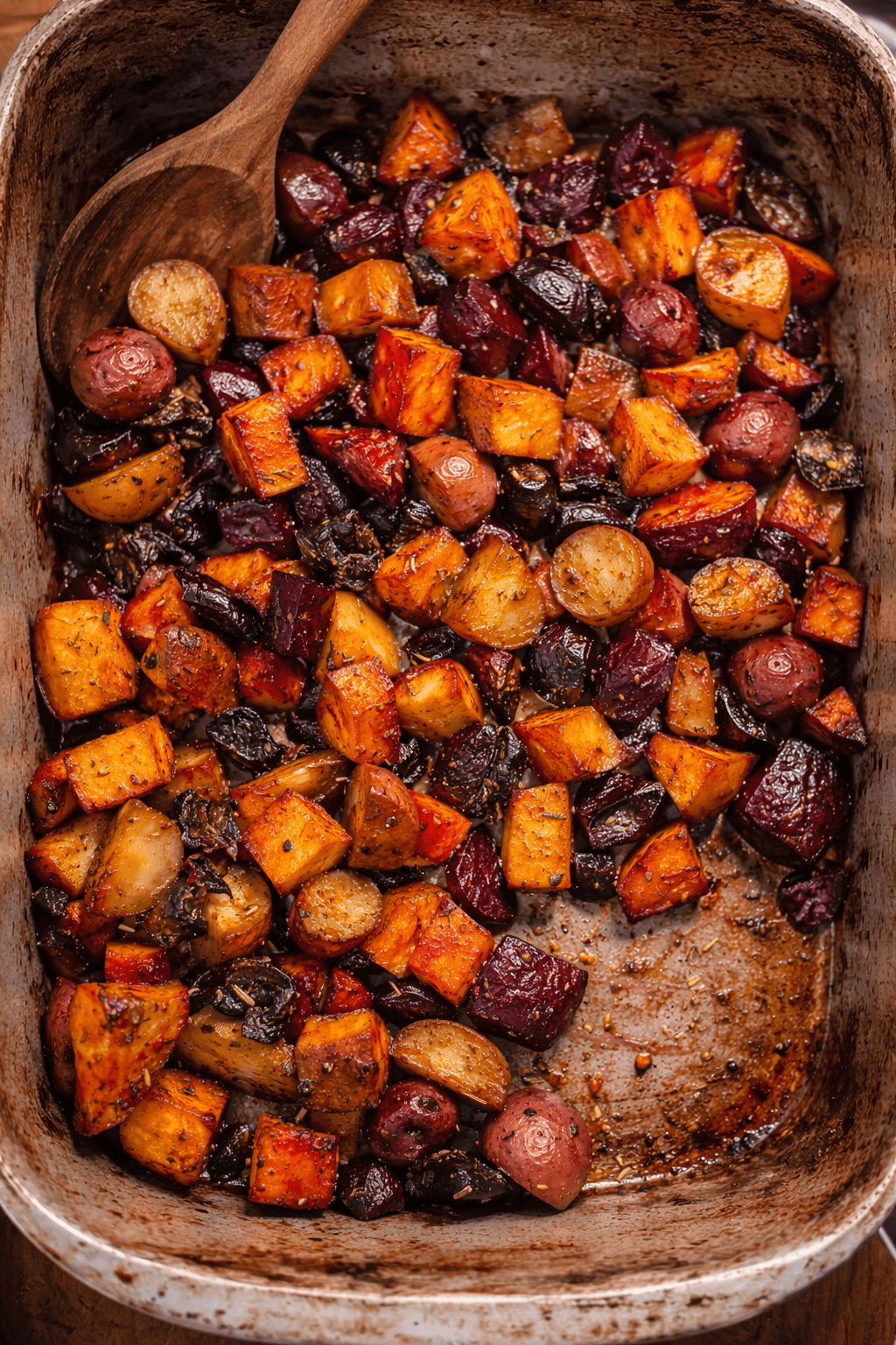 Maple Dijon Roasted Vegetables