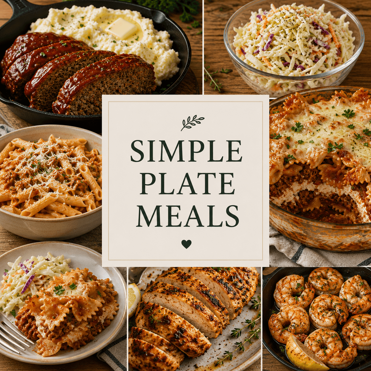 Simple Plate Meals