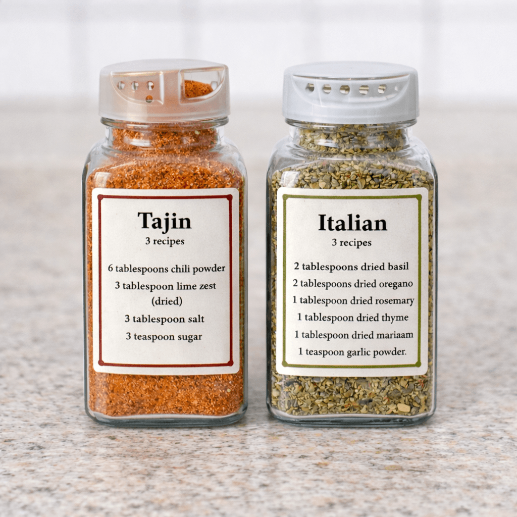 Spice Blend Labels