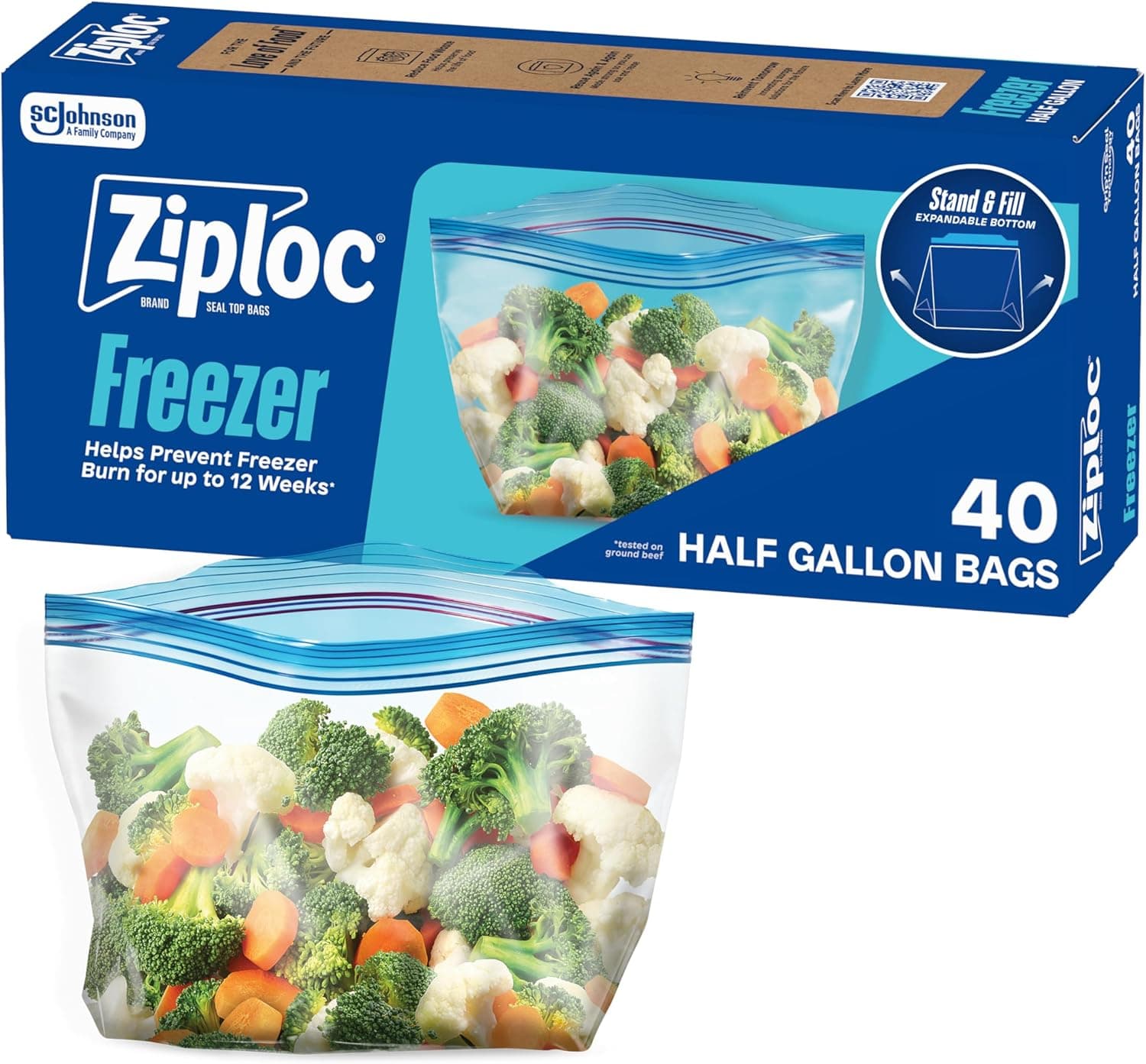 Half Gallon Freezer Bags