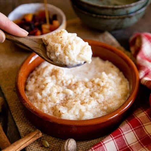 Rice Pudding with Cooked Rice